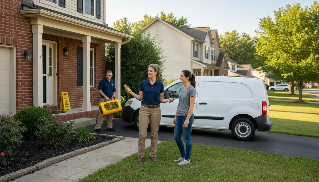 Water restoration image for Dehumidification And Cleanup Services in Lowell, MA